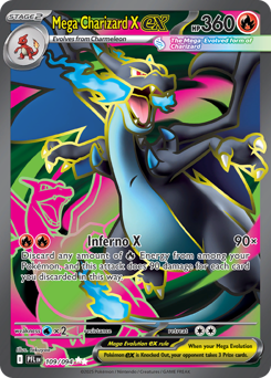 Mega Charizard X ex — Phantasmal Flames #109