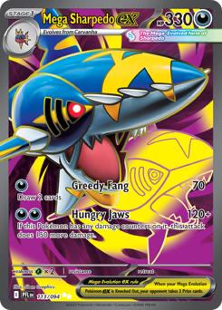 Mega Sharpedo ex — Phantasmal Flames #113