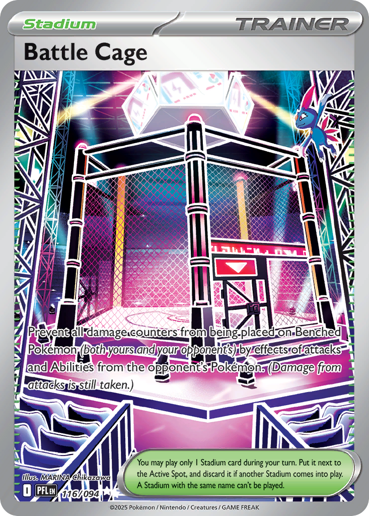 Battle Cage — Phantasmal Flames card #116 full image