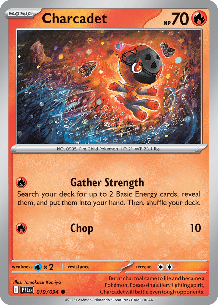 Charcadet — Phantasmal Flames card #19 full image