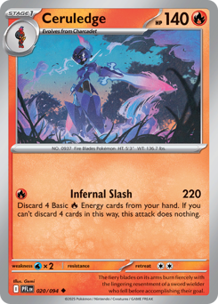 Ceruledge — Phantasmal Flames #20