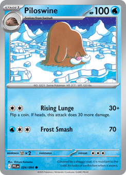 Piloswine — Phantasmal Flames #24
