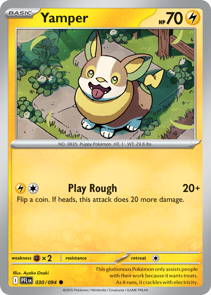 Yamper — Phantasmal Flames card #30 full image