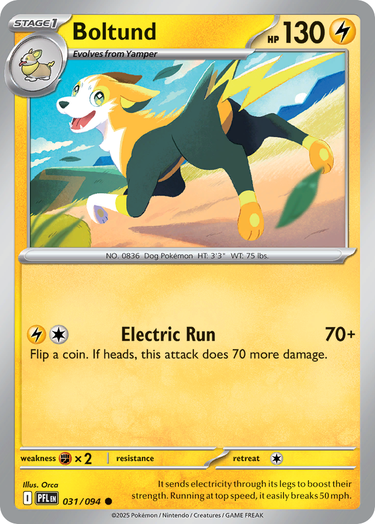 Boltund — Phantasmal Flames card #31 full image