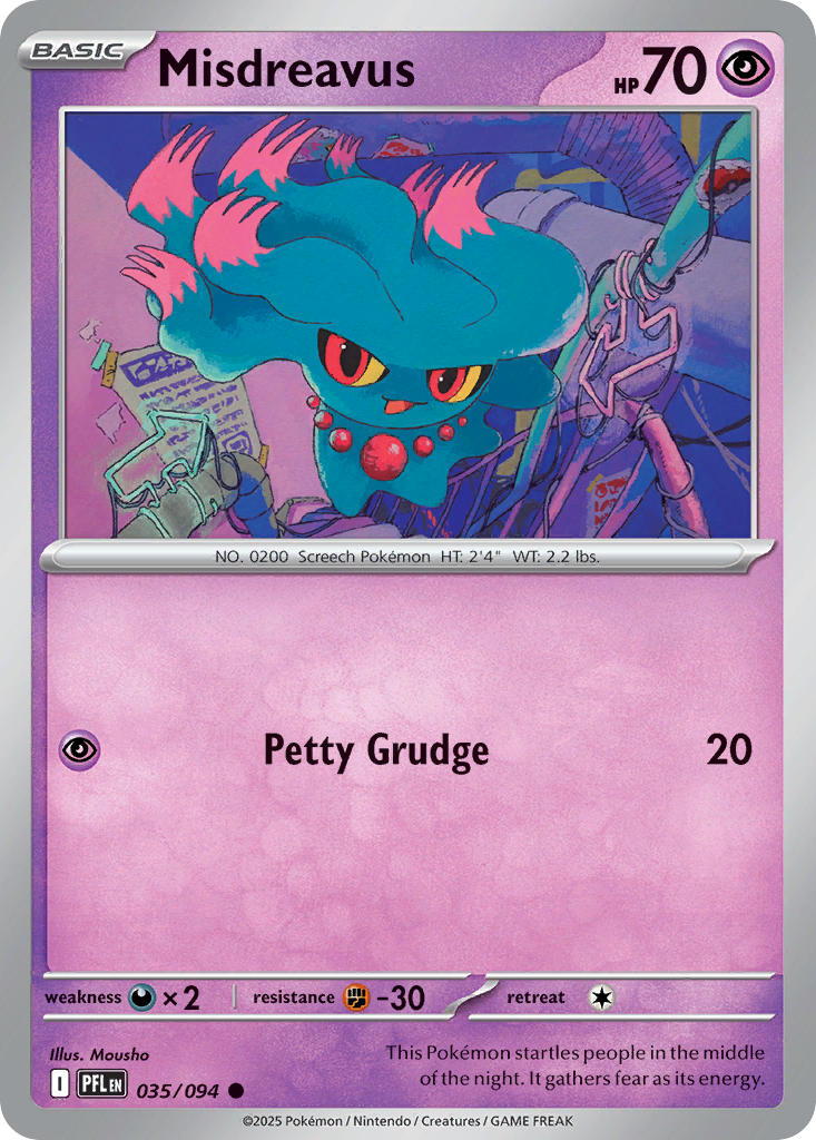 Misdreavus — Phantasmal Flames card #35 full image