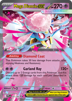 Mega Diancie ex — Phantasmal Flames #41