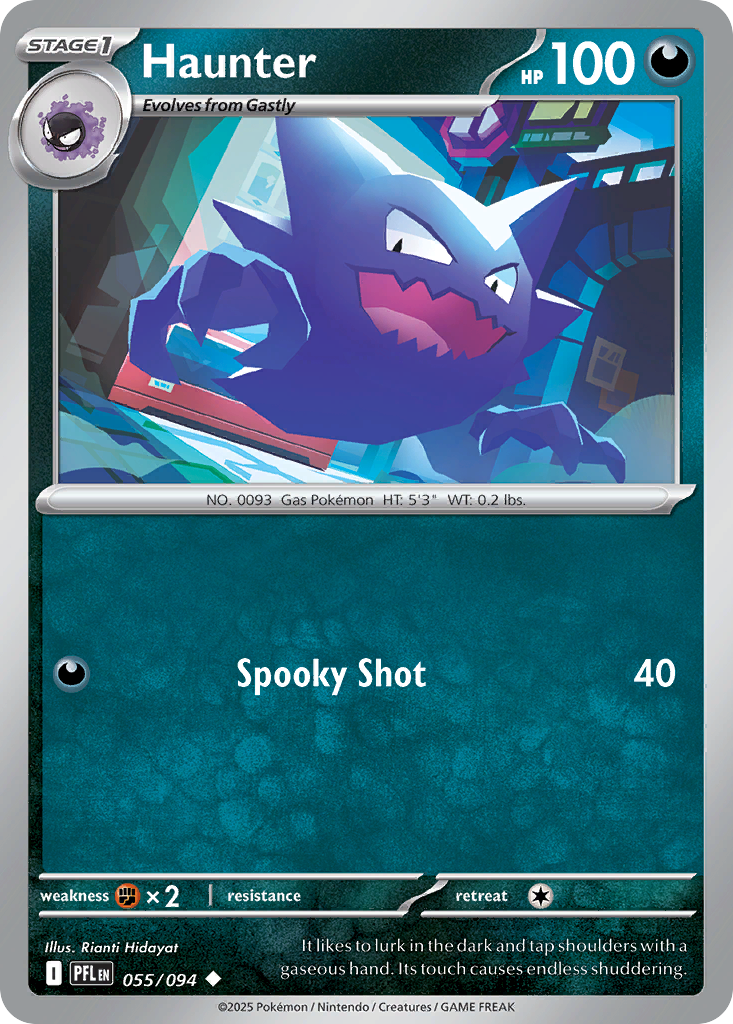 Haunter — Phantasmal Flames card #55 full image