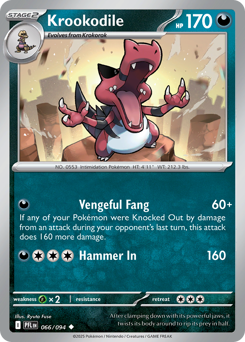 Krookodile — Phantasmal Flames #66