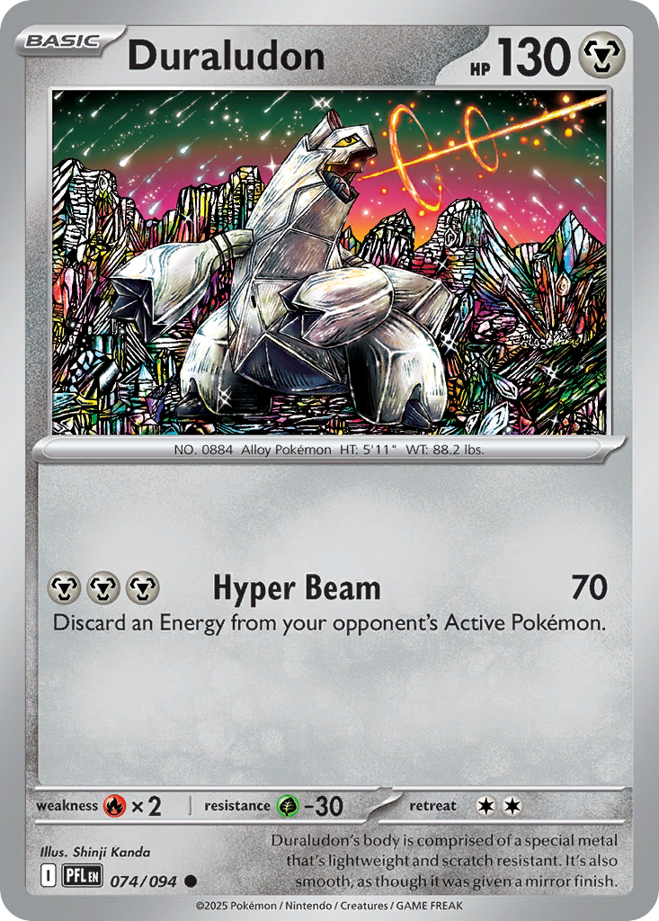 Duraludon — Phantasmal Flames card #74 full image