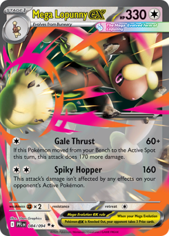 Mega Lopunny ex — Phantasmal Flames #84