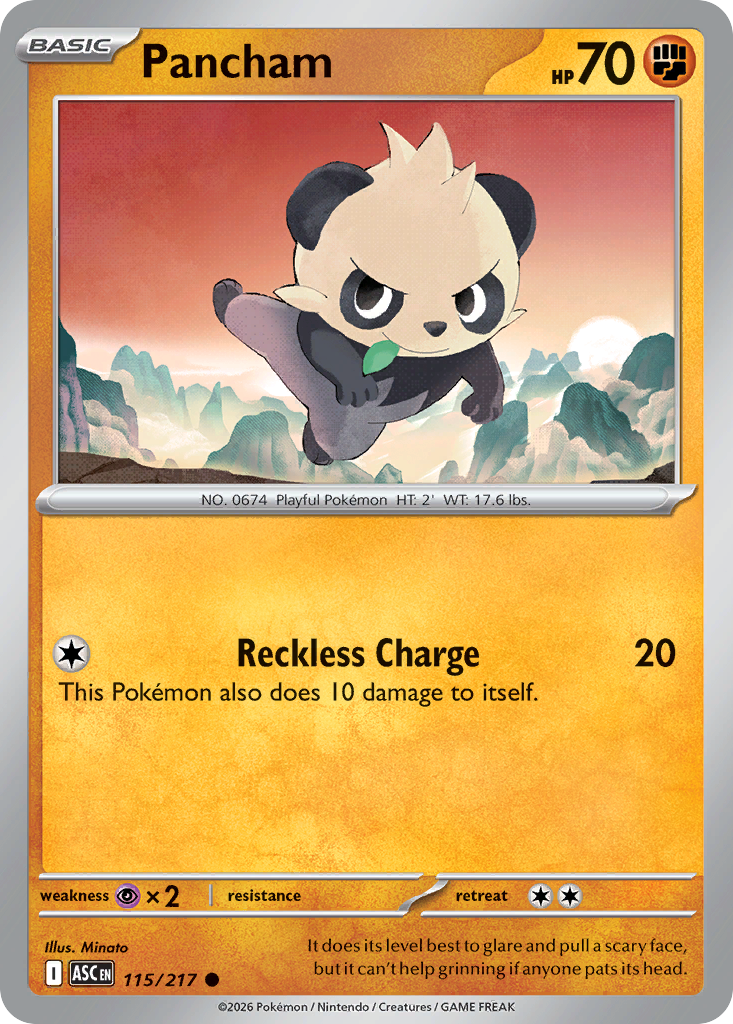 Pancham — Ascended Heroes card #115 full image