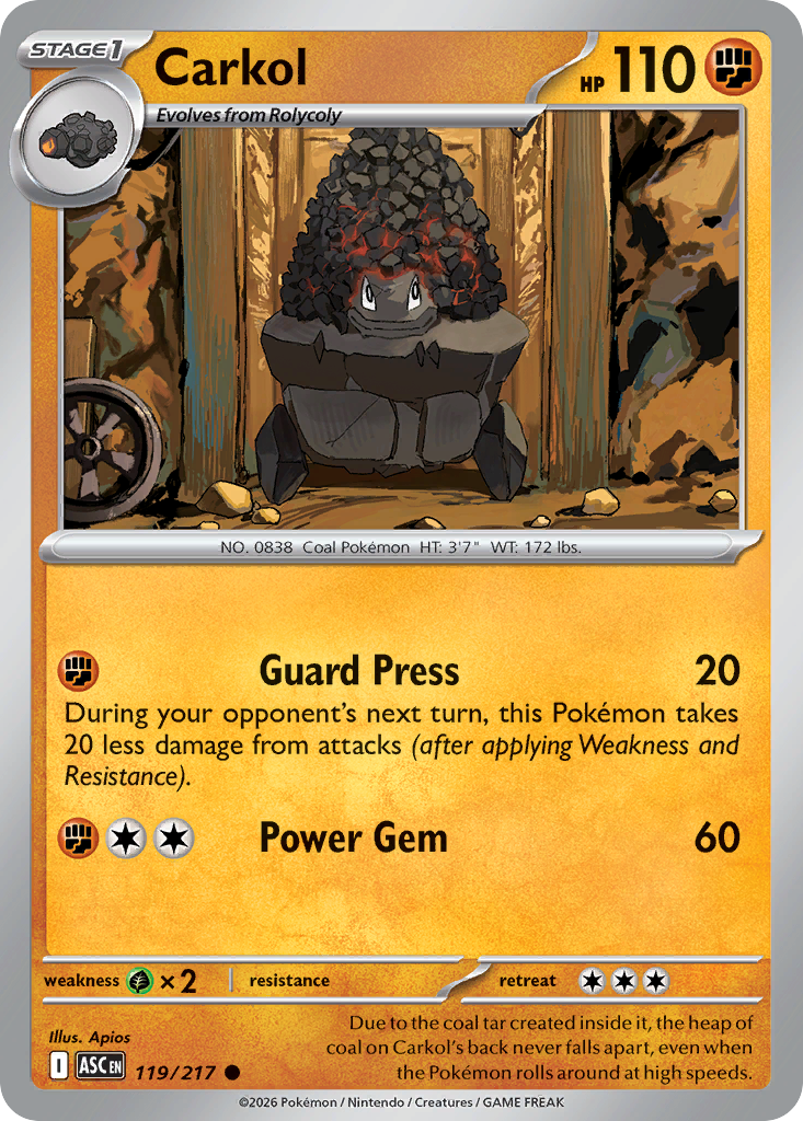 Carkol — Ascended Heroes card #119 full image