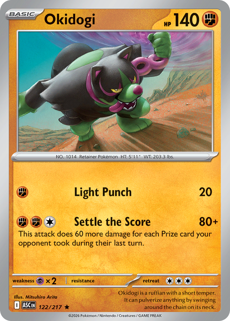 Okidogi — Ascended Heroes card #122 full image