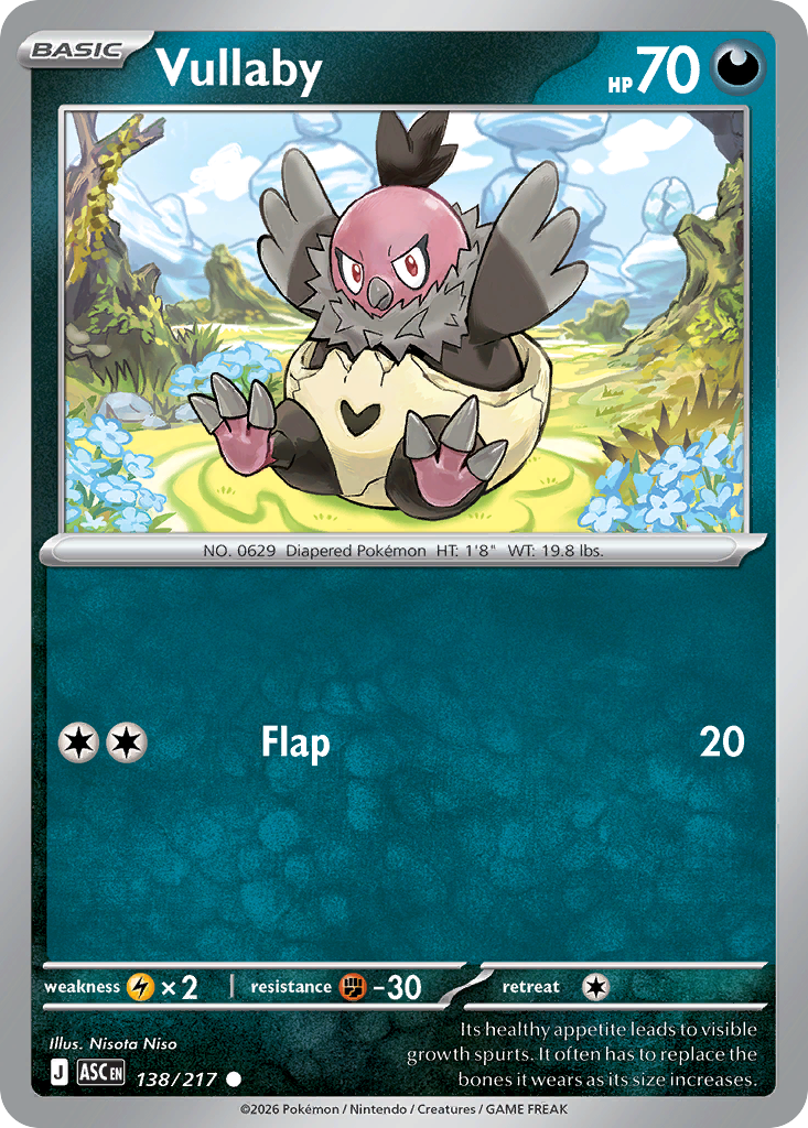 Vullaby — Ascended Heroes card #138 full image
