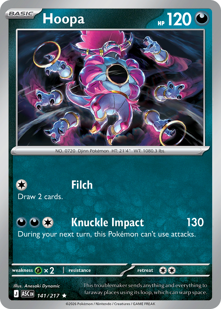 Hoopa — Ascended Heroes card #141 full image
