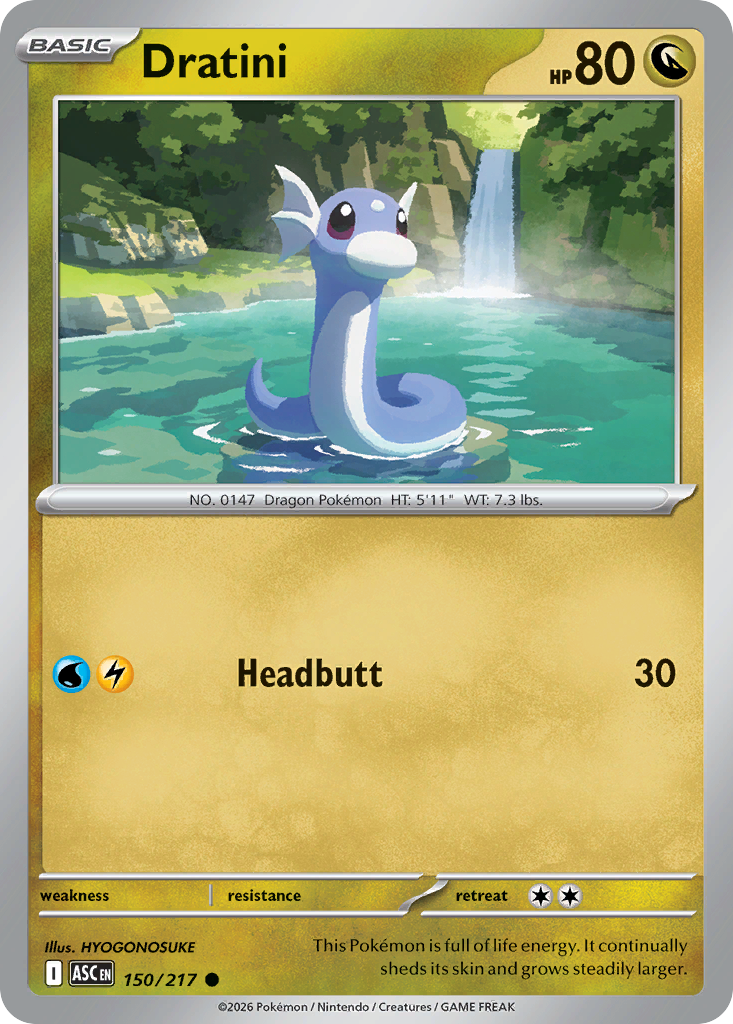 Dratini — Ascended Heroes card #150 full image