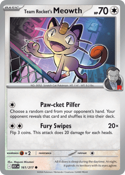 Team Rocket's Meowth — Ascended Heroes #161