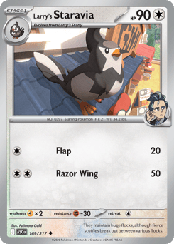 Larry's Staravia — Ascended Heroes #169