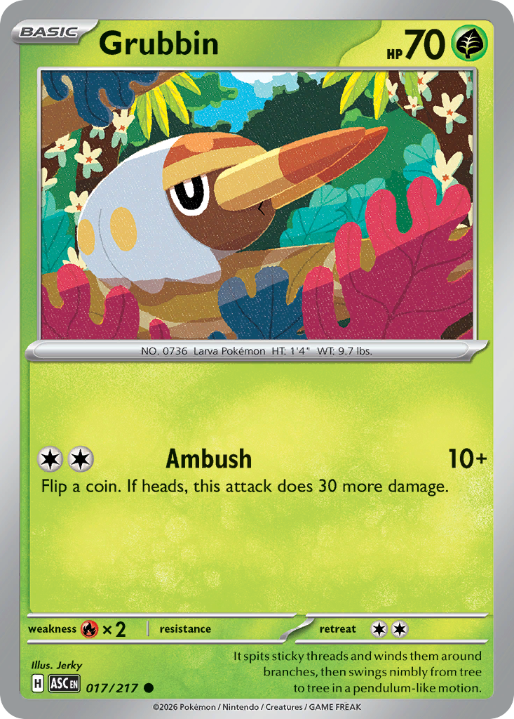 Grubbin — Ascended Heroes card #17 full image