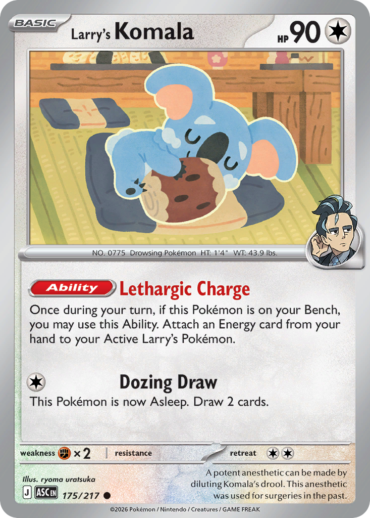 Larry's Komala — Ascended Heroes card #175 full image