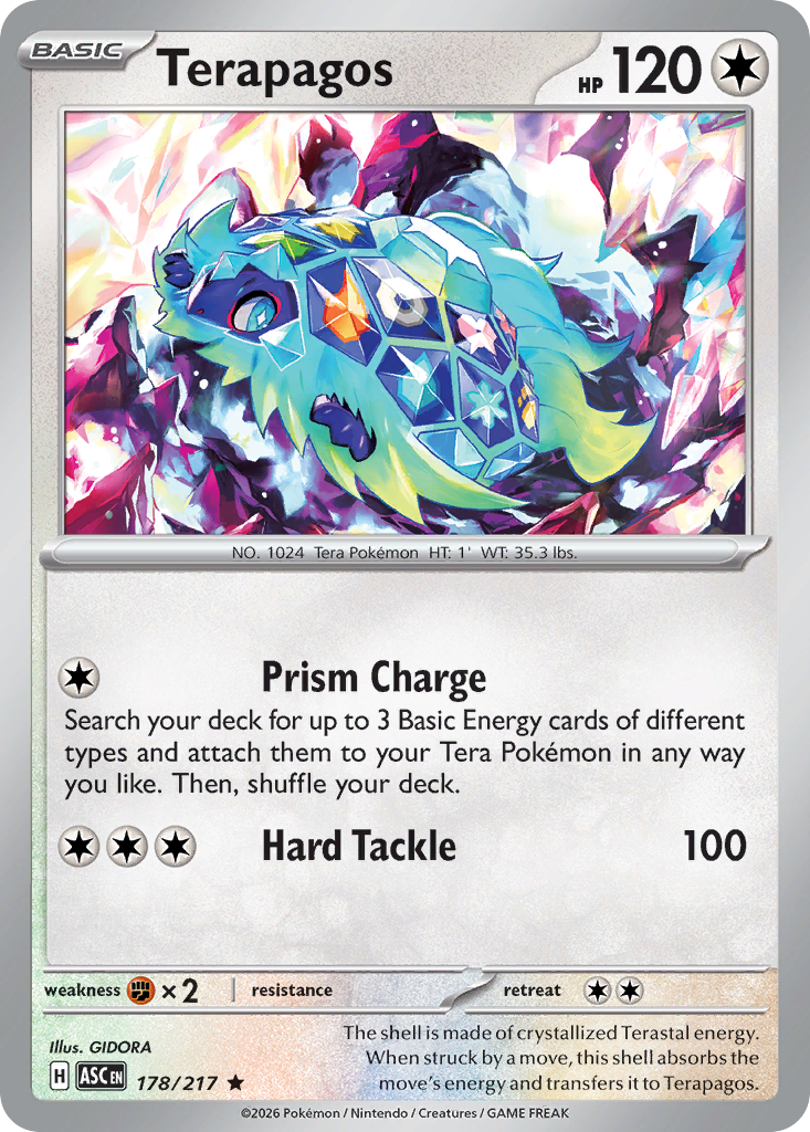 Terapagos — Ascended Heroes card #178 full image