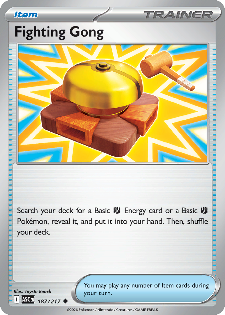 Fighting Gong — Ascended Heroes card #187 full image