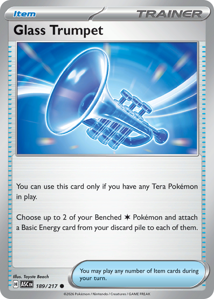 Glass Trumpet — Ascended Heroes card #189 full image