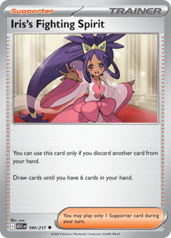 Iris's Fighting Spirit — Ascended Heroes #190
