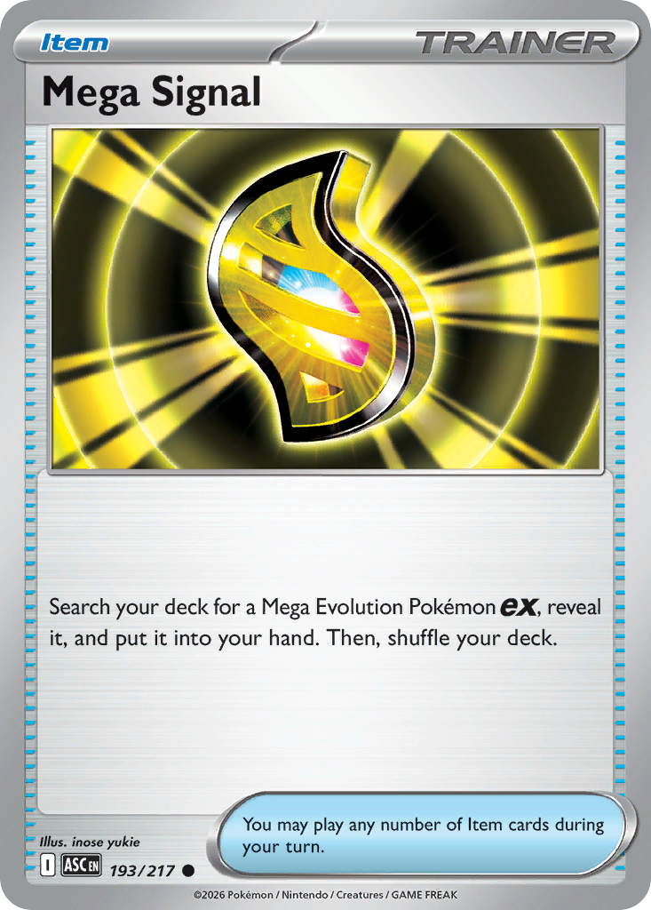 Mega Signal — Ascended Heroes card #193 full image