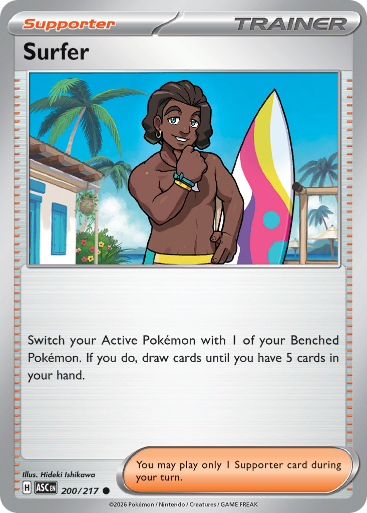 Surfer — Ascended Heroes card #200 full image
