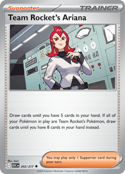 Team Rocket's Ariana — Ascended Heroes #202
