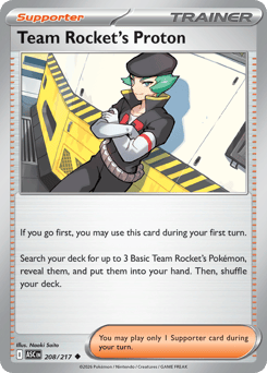 Team Rocket's Proton — Ascended Heroes #208