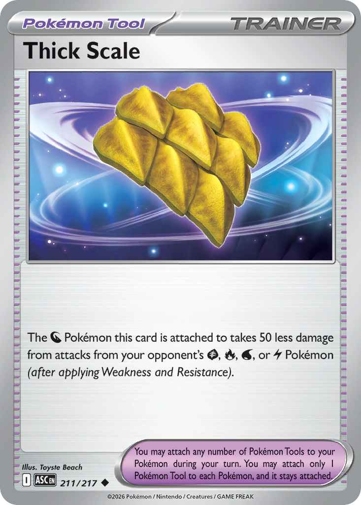 Thick Scale — Ascended Heroes card #211 full image