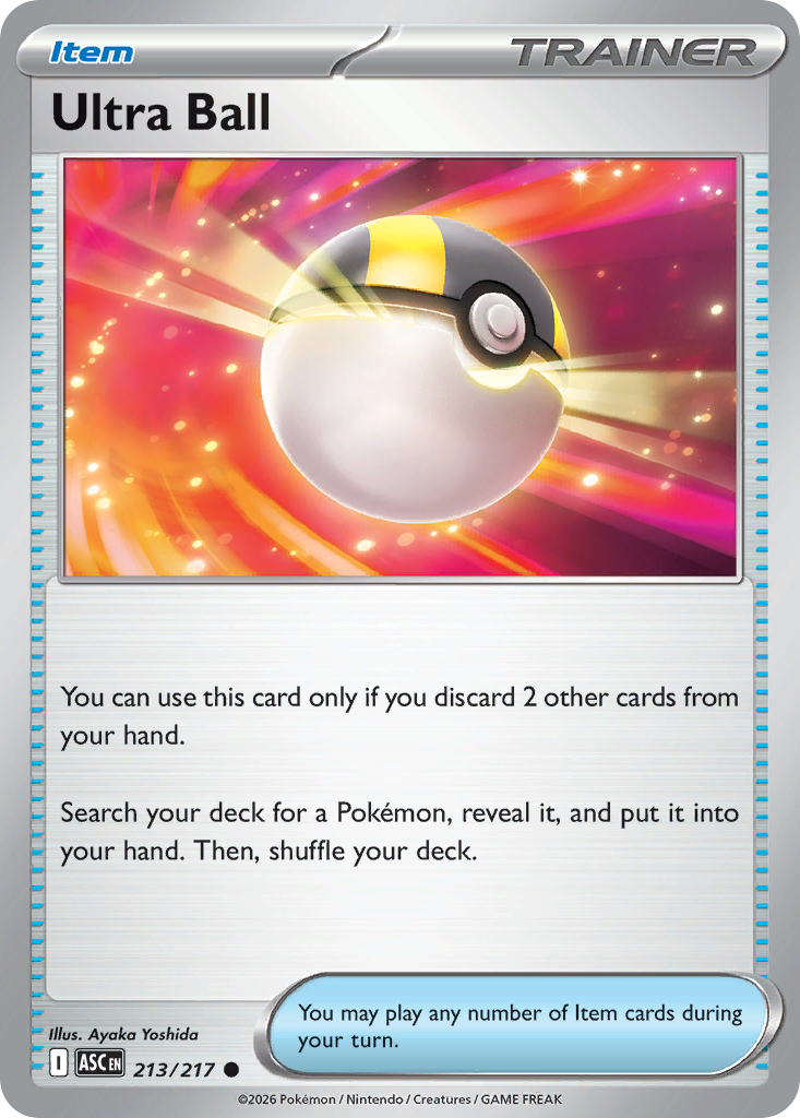 Ultra Ball — Ascended Heroes card #213 full image