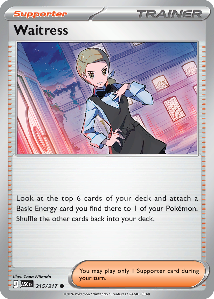 Waitress — Ascended Heroes card #215 full image