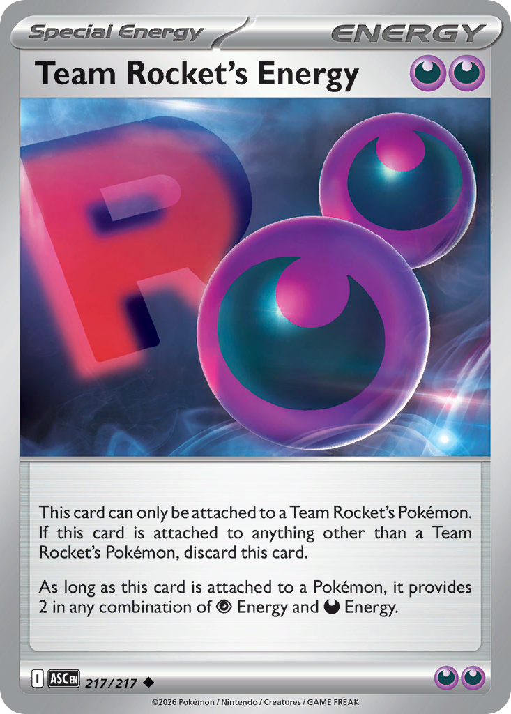 Team Rocket's Energy — Ascended Heroes card #217 full image