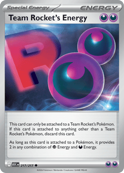 Team Rocket's Energy — Ascended Heroes #217