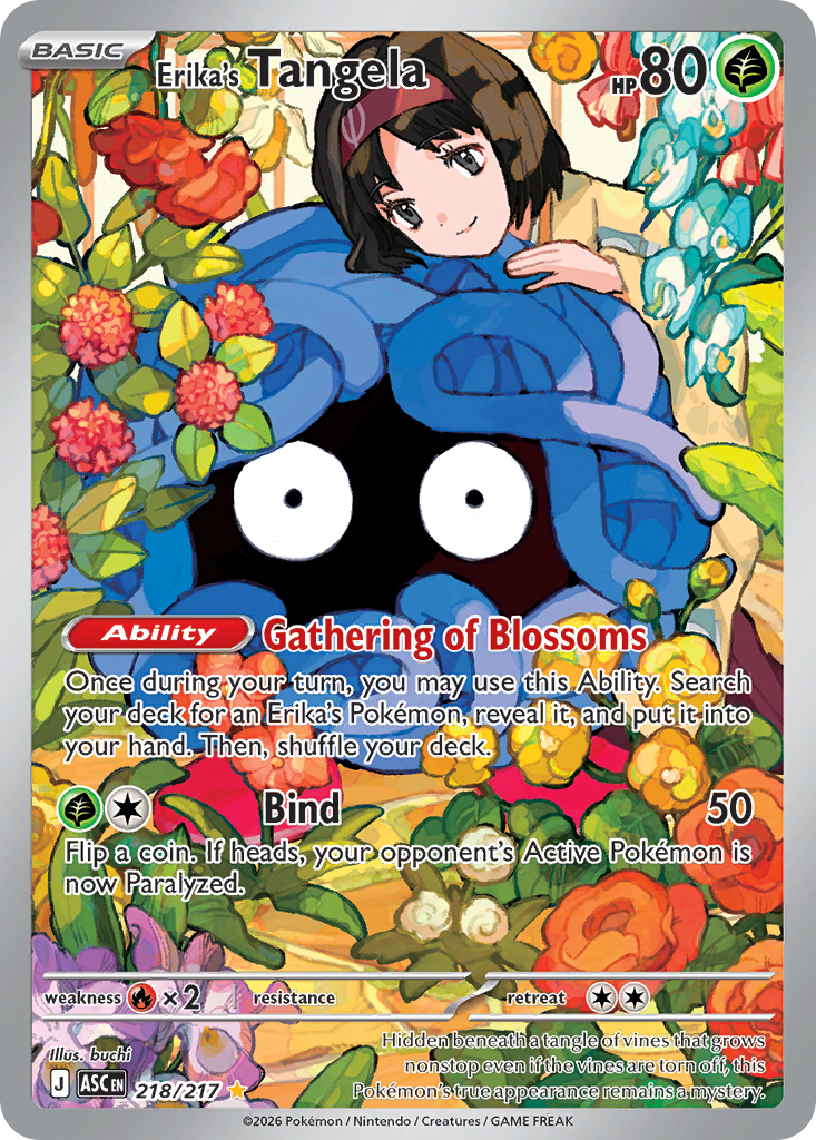 Erika's Tangela — Ascended Heroes card #218 full image