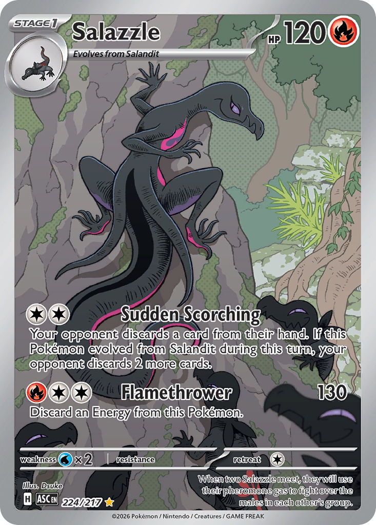 Salazzle — Ascended Heroes card #224 full image