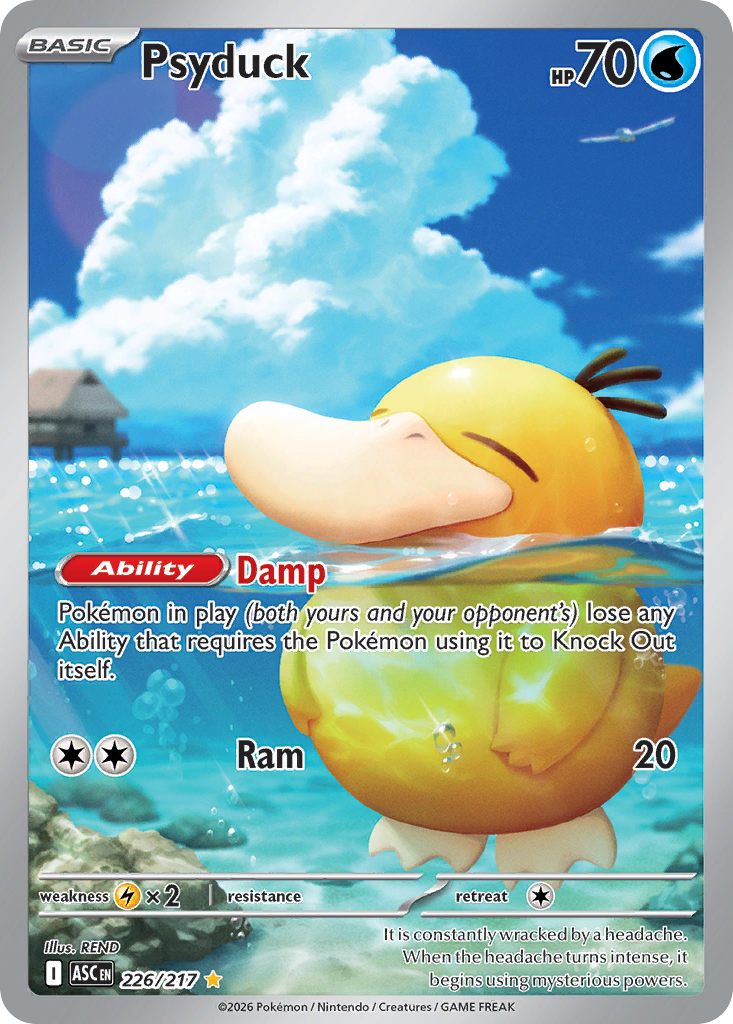 Psyduck — Ascended Heroes card #226 full image