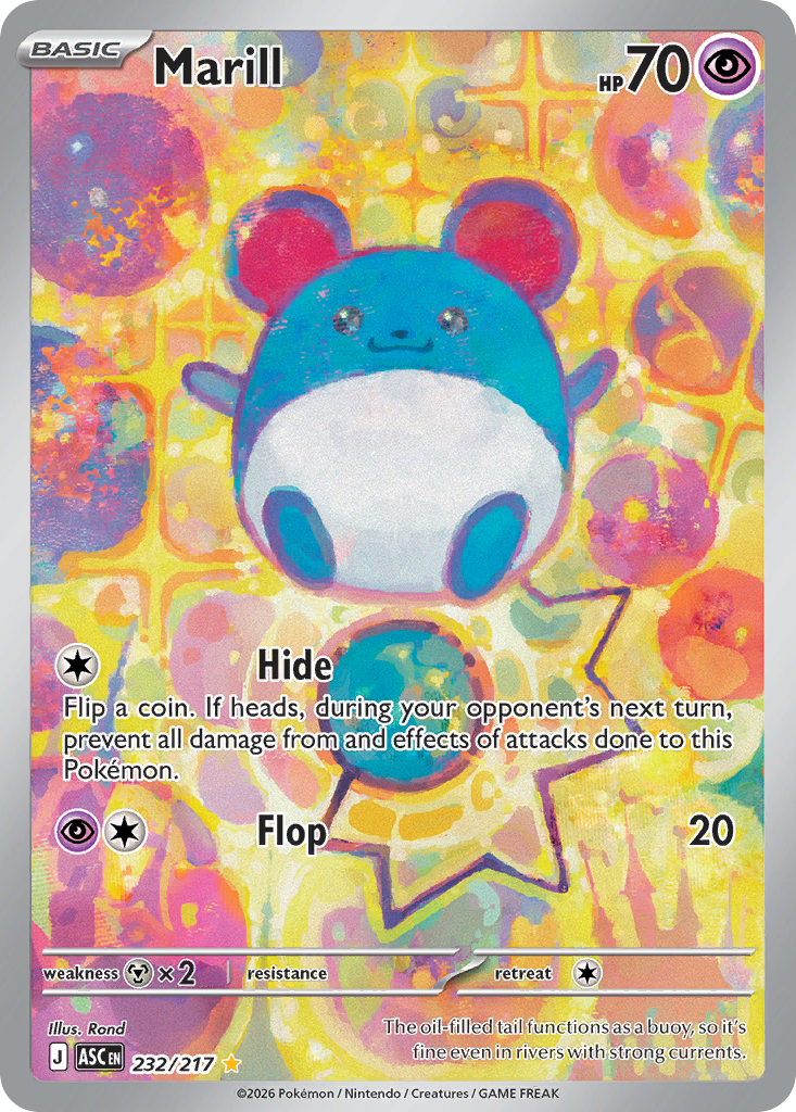 Marill — Ascended Heroes card #232 full image