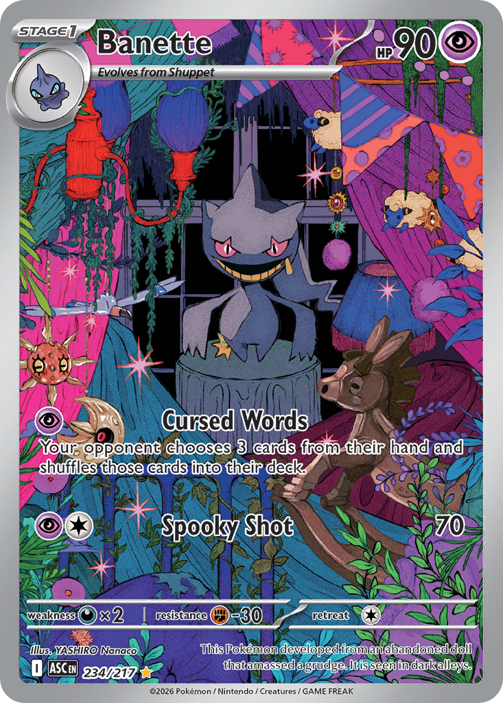 Banette — Ascended Heroes card #234 full image