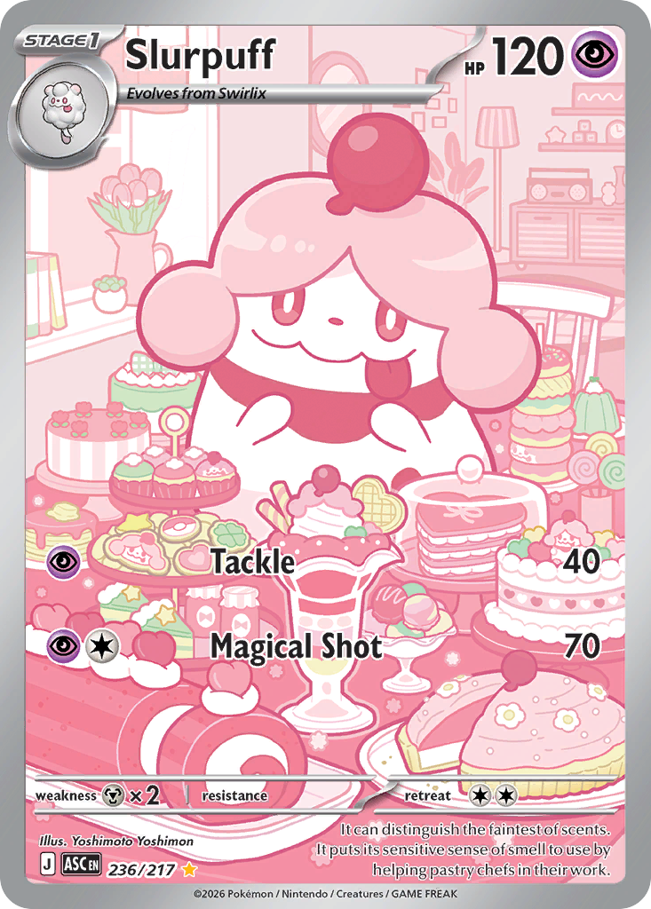 Slurpuff — Ascended Heroes card #236 full image