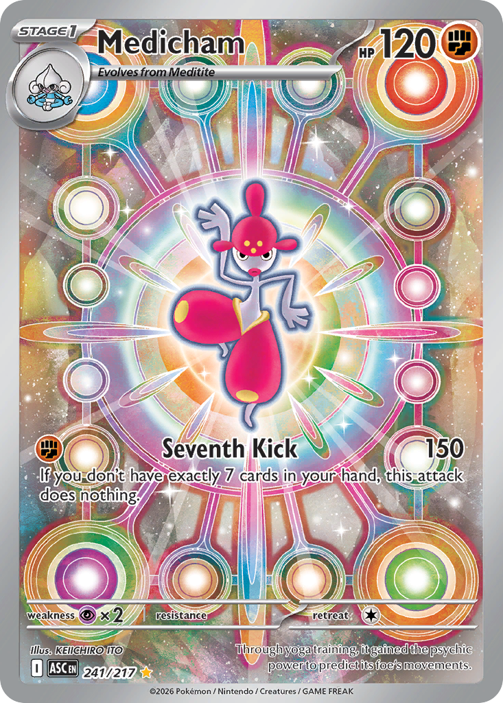 Medicham — Ascended Heroes card #241 full image