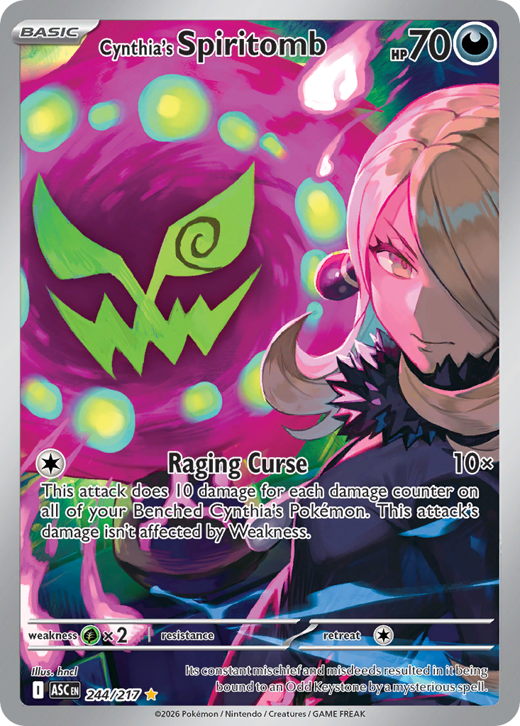 Cynthia's Spiritomb — Ascended Heroes card #244 full image