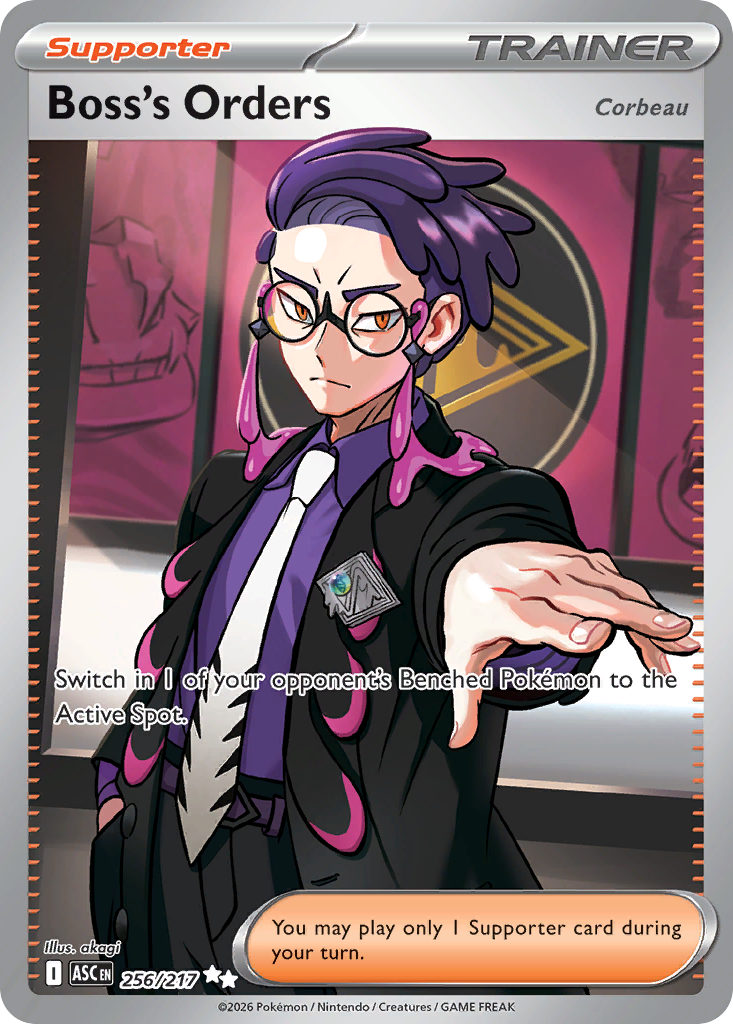 Boss's Orders — Ascended Heroes card #256 full image