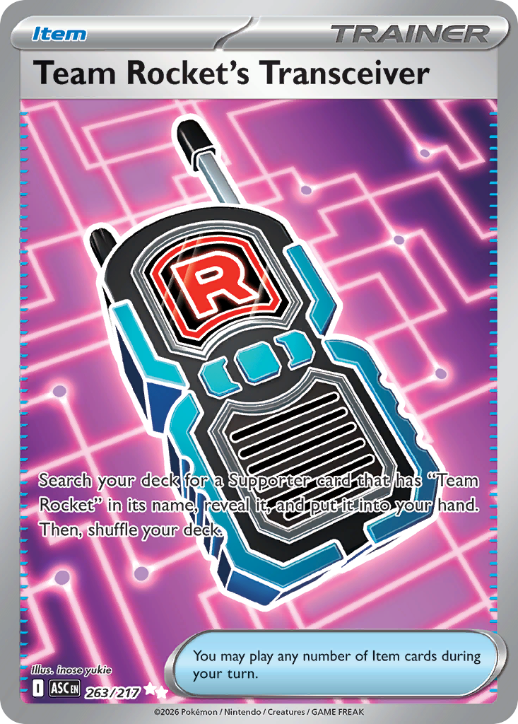 Team Rocket's Transceiver — Ascended Heroes card #263 full image