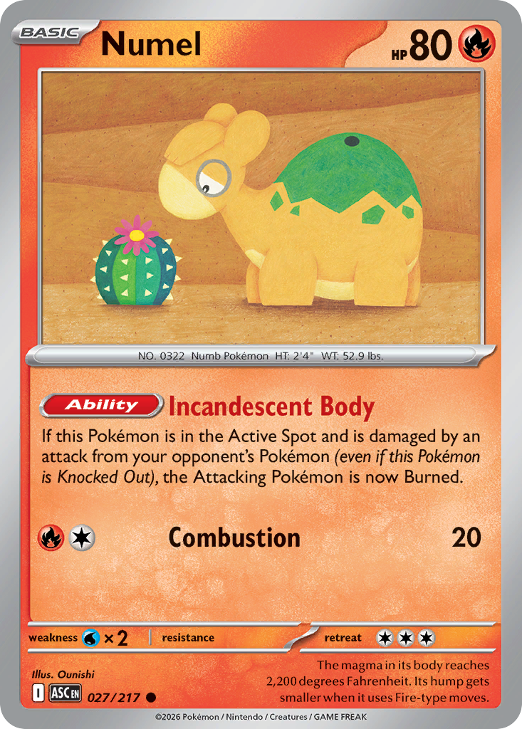 Numel — Ascended Heroes card #27 full image