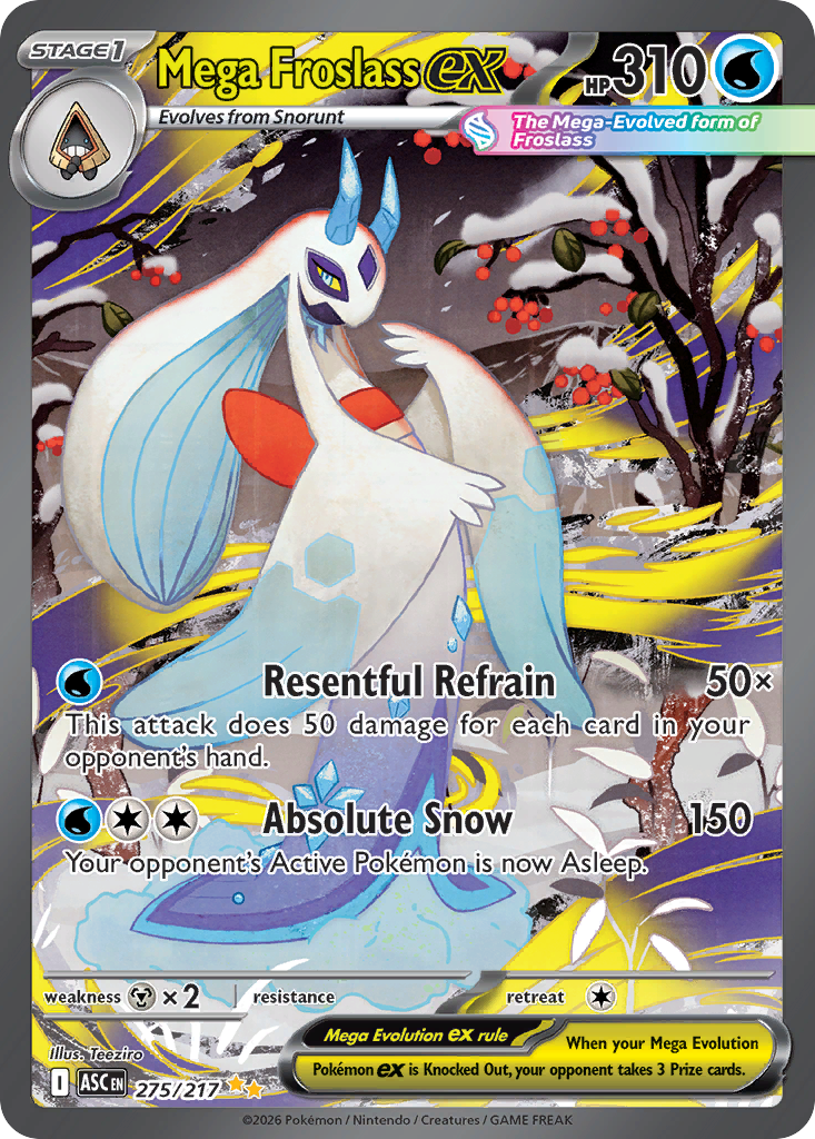 Mega Froslass ex — Ascended Heroes card #275 full image