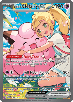 Lillie's Clefairy ex — Ascended Heroes #280